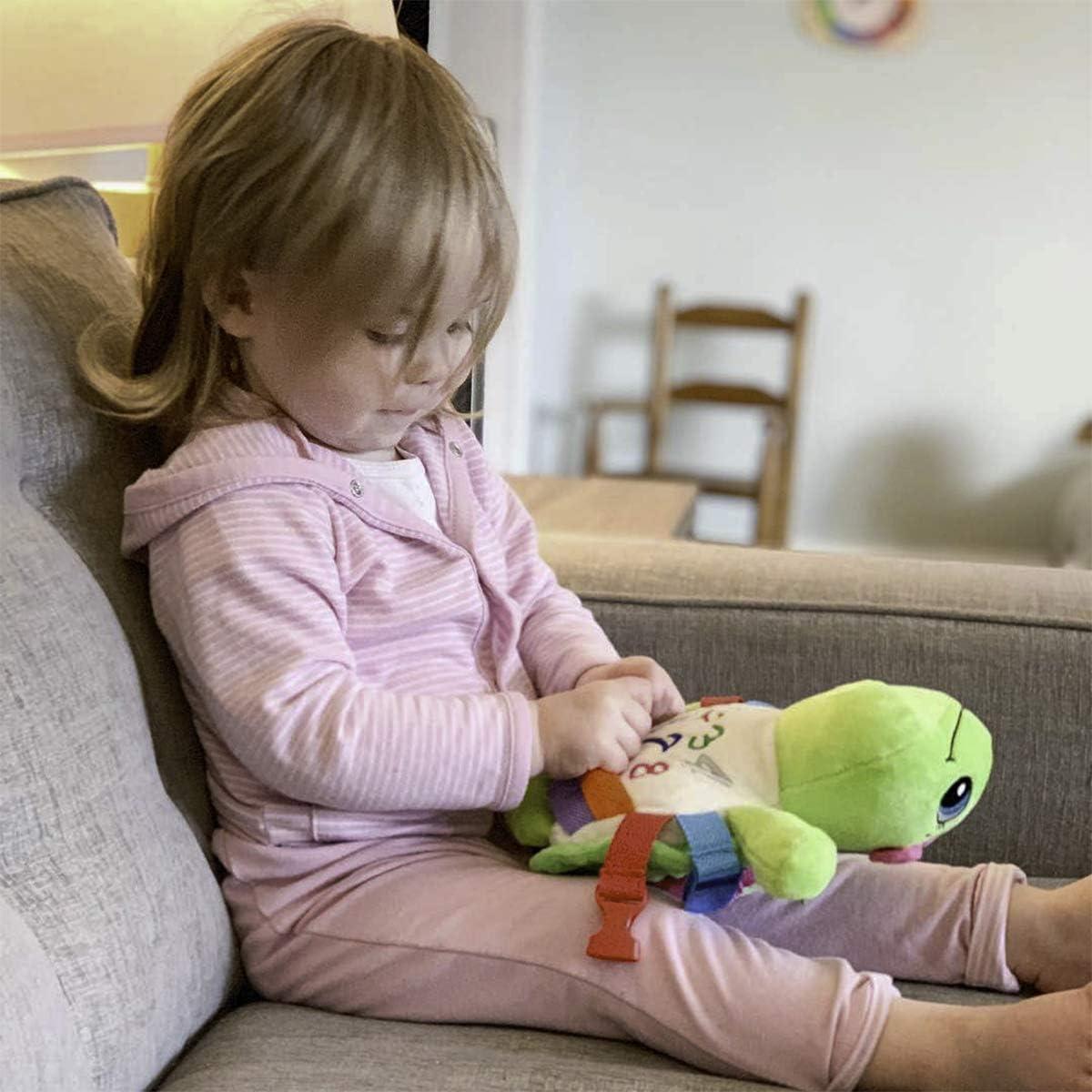 Juguete de Hebilla Tortuga Belle - Peluche Montessori 1-3 Años