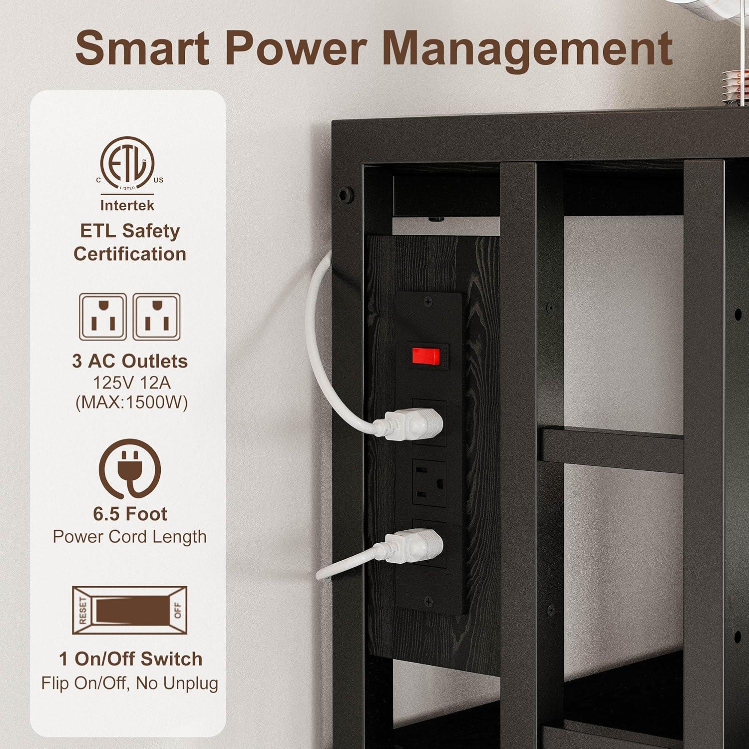 Estante Organizador MAJALiS para Mini Refrigerador Negro 6 Niveles