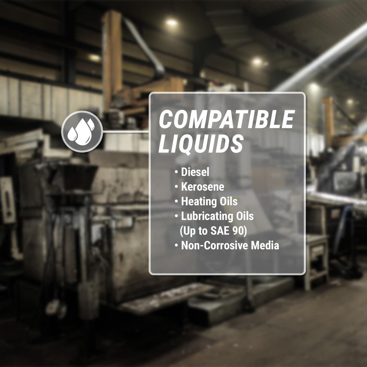 Bomba de Drum Rotativa TERA PUMP 37.85 L/min Hierro Fundido