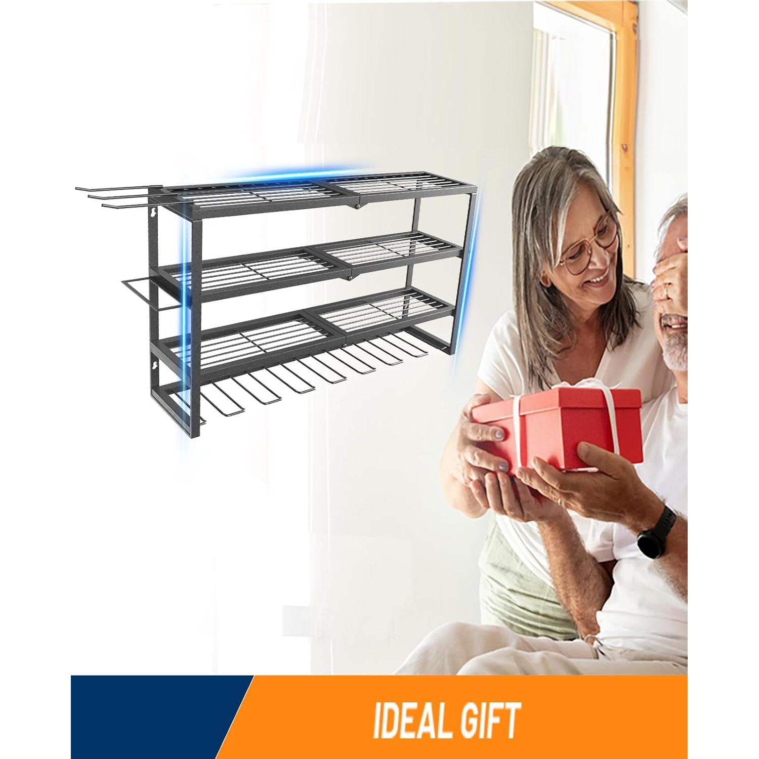 Organizador de Herramientas JOIRACK 4 Niveles 8 Soportes Taladros