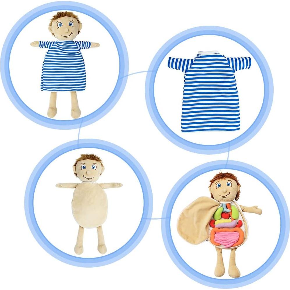 Juguete de Anatomía del Cuerpo Humano Vocheer 50x34 cm