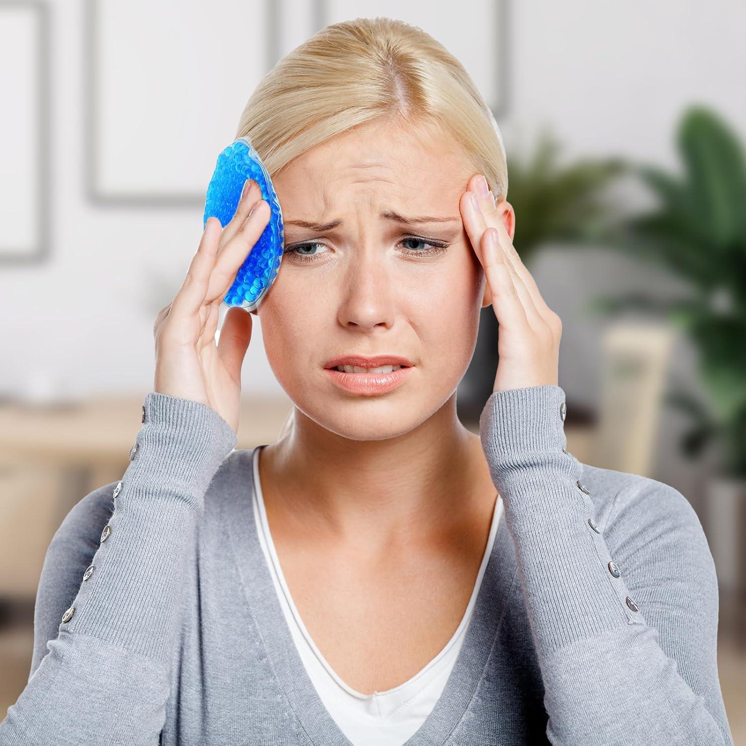 Paquete de Hielo Reutilizable Woanger 30 Piezas Azul 10x10 cm