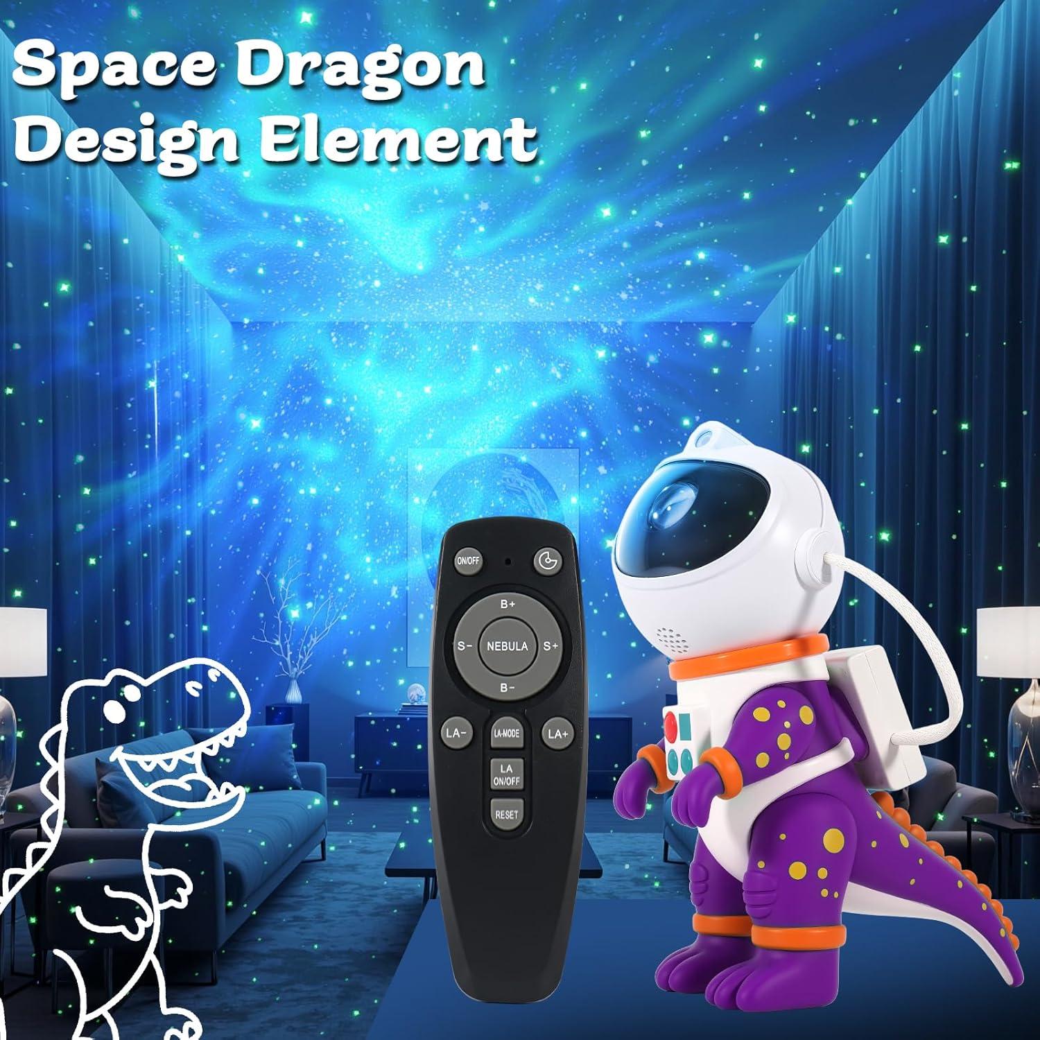 Proyector de Luz Nocturna LOVME Galaxia 8 Modos Control Remoto