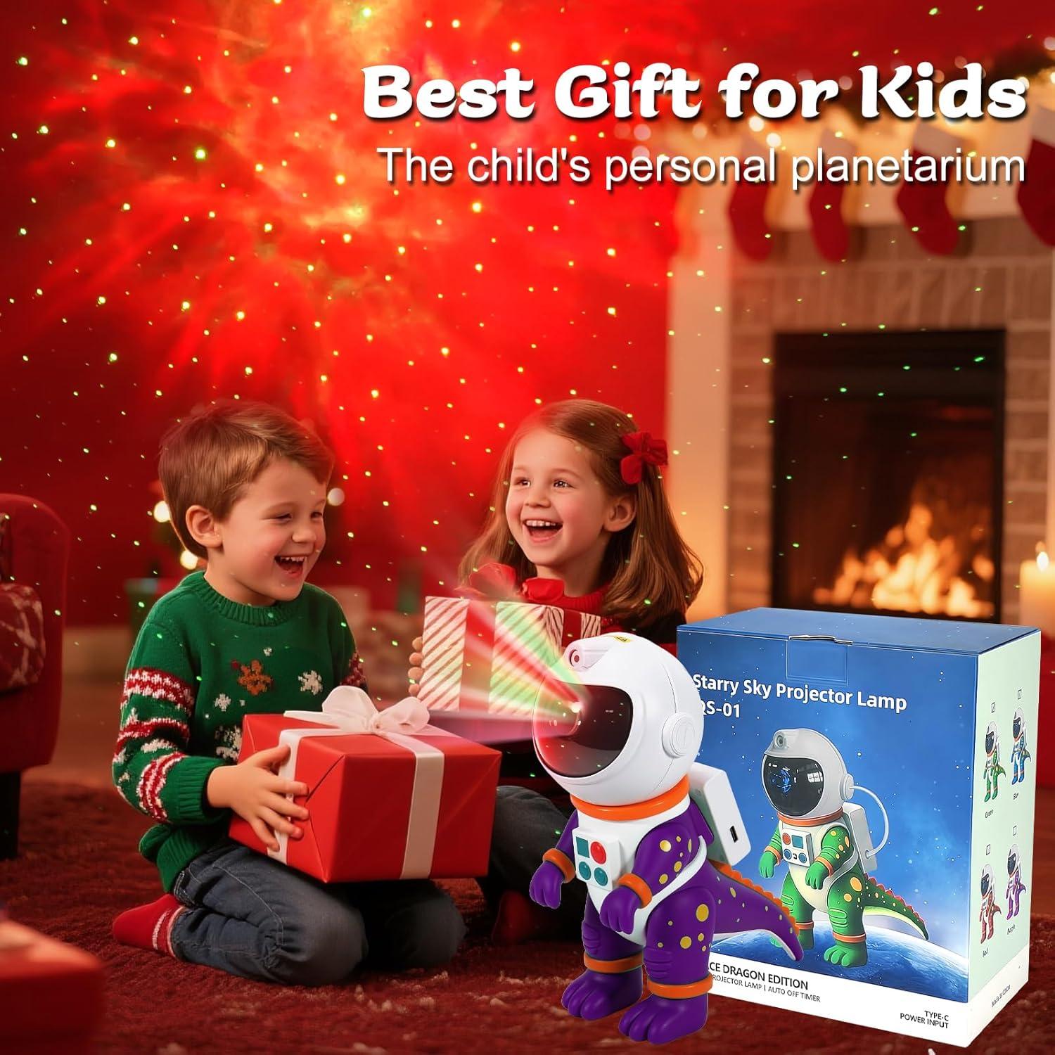 Proyector de Luz Nocturna LOVME Galaxia 8 Modos Control Remoto