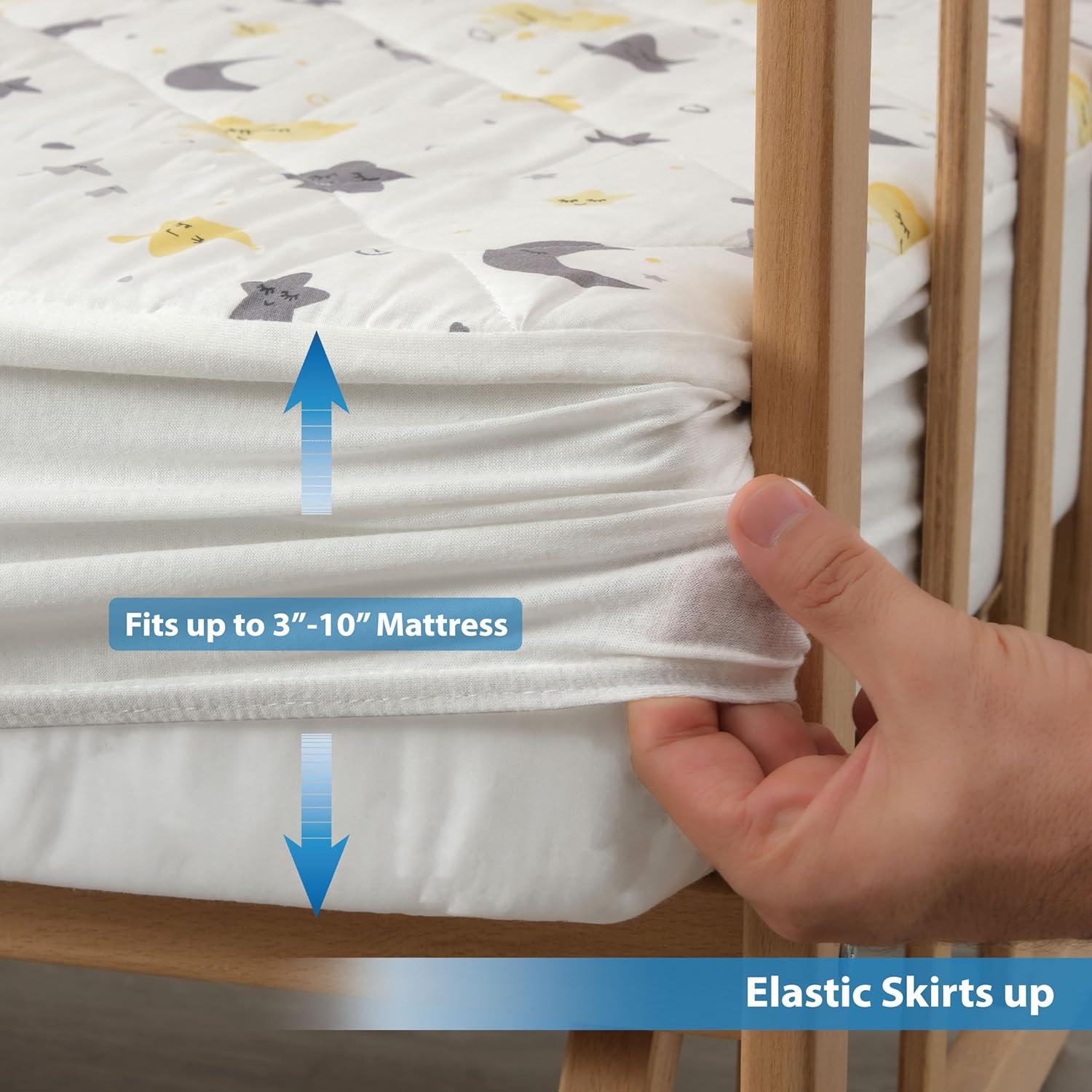 Protector de Colchón para Cuna NEWO 100% Algodón Impermeable