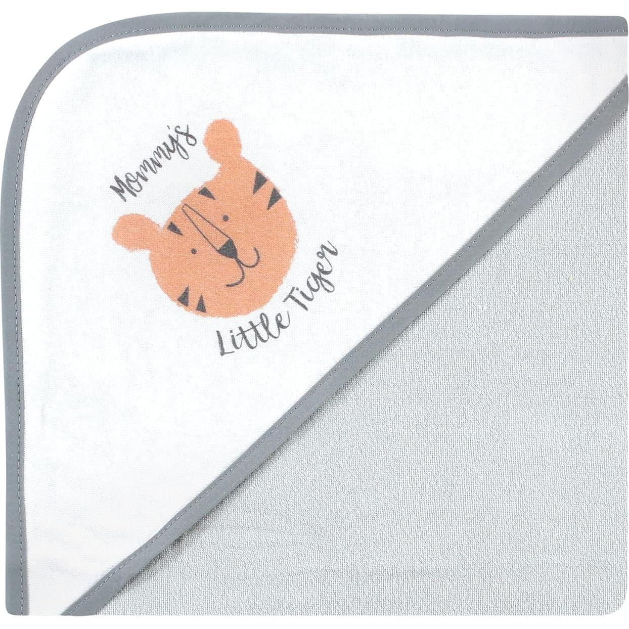 Toallas con Capucha Hudson Baby 100% Algodón Unisex Alfabeto