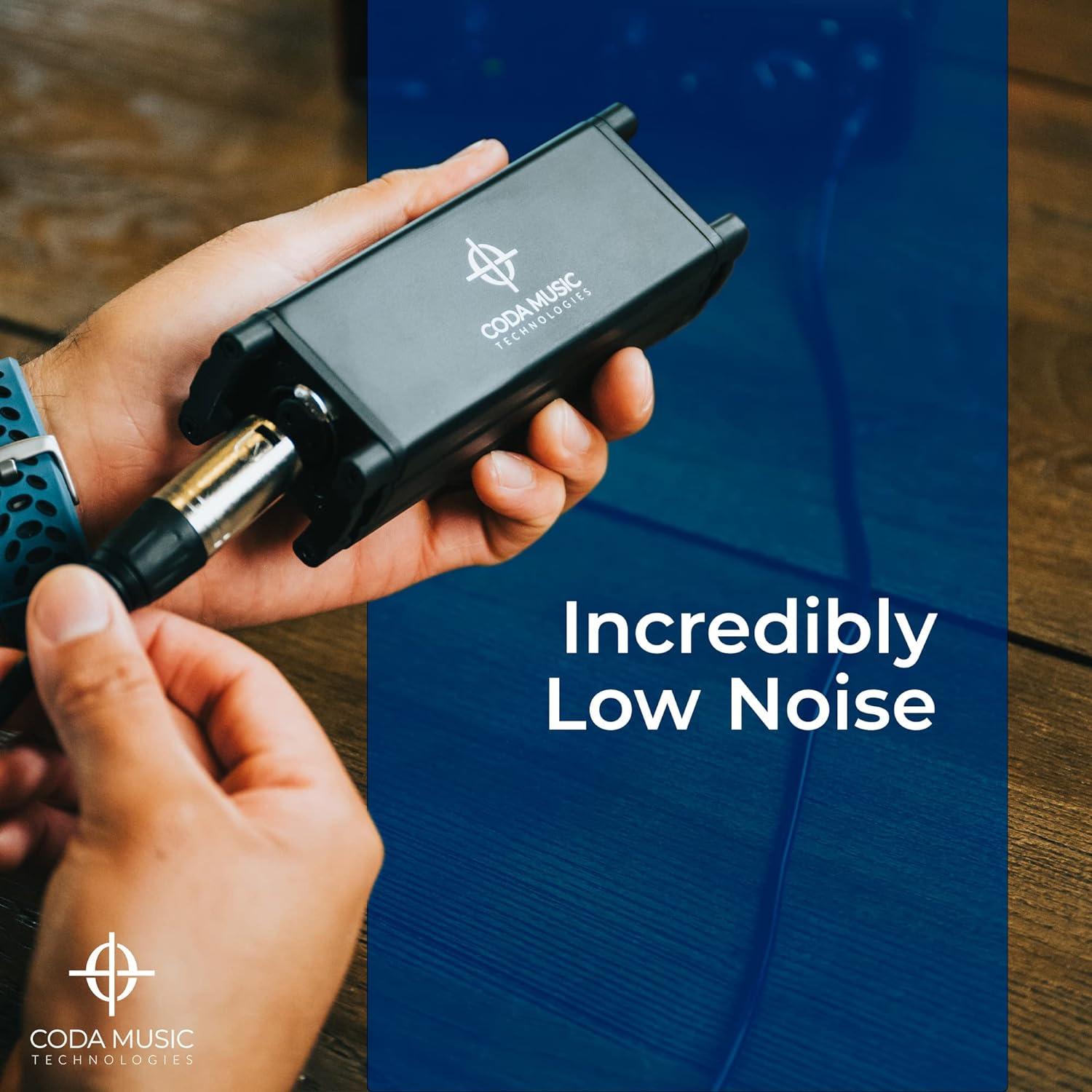 Coda MB-1 Preamp Micrófono 48V Phantom 25dB Ganancia