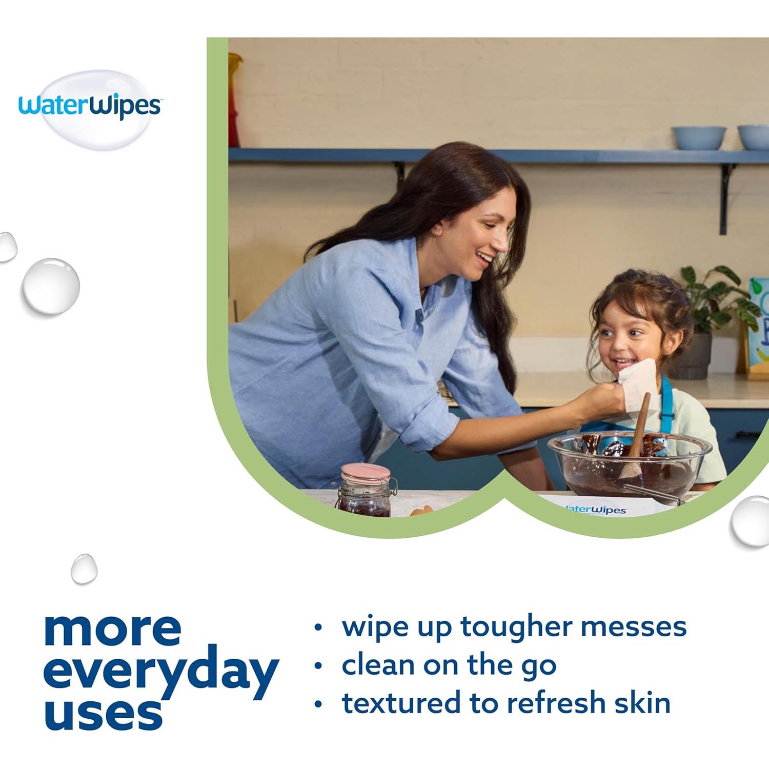 Toallitas Húmedas WaterWipes Sensitive+ 60 Unidades Sin Fragancia