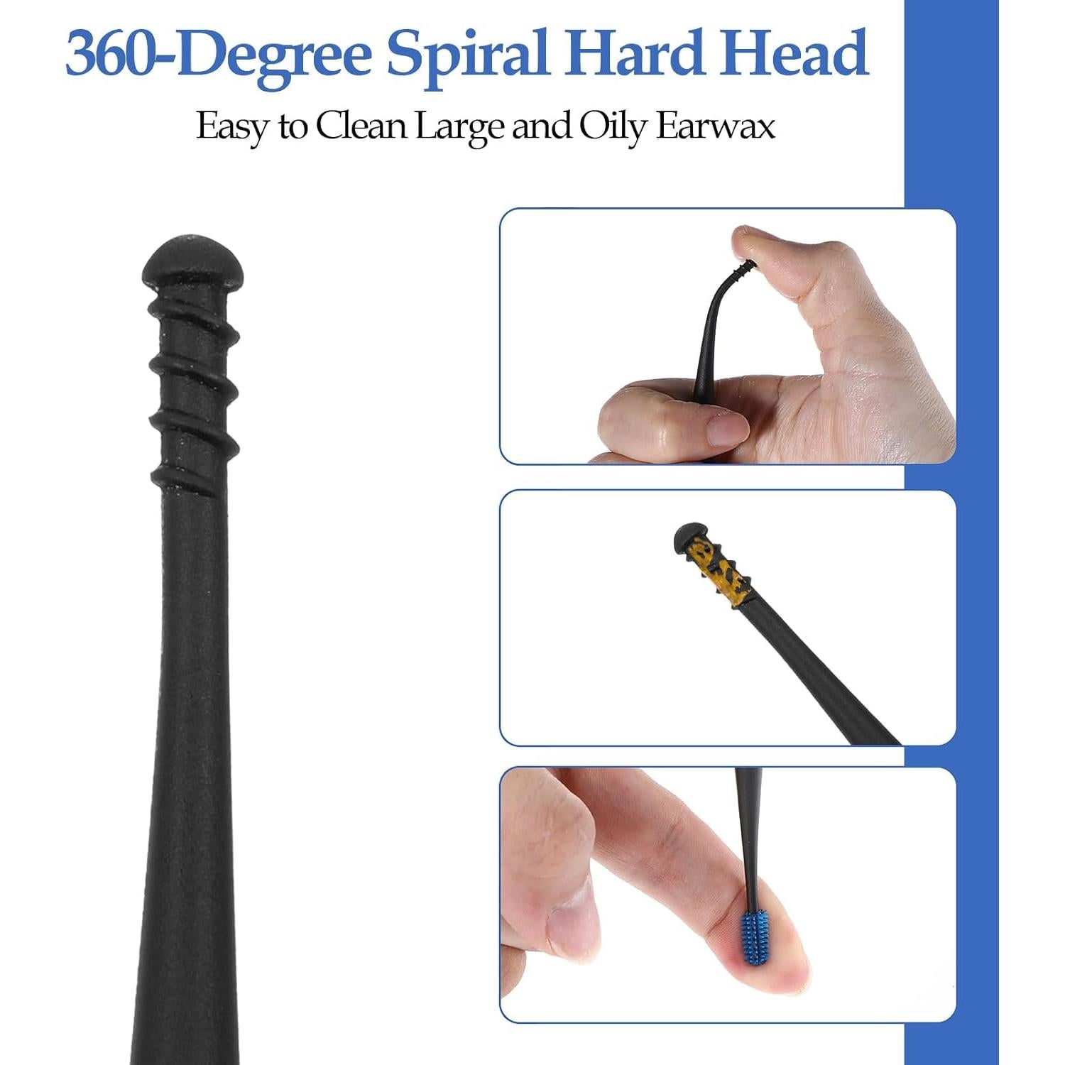 Kit de Limpieza de Oídos Gjinxi 12PCS Silicona Reutilizable