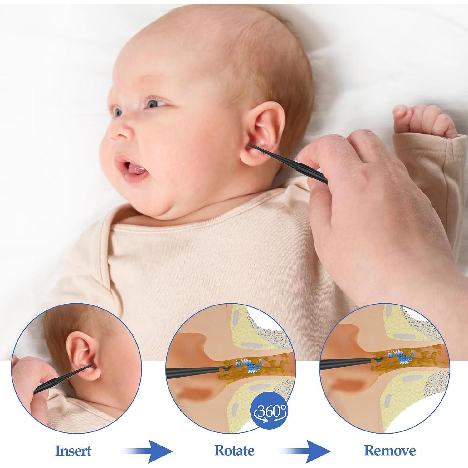 Kit de Limpieza de Oídos Gjinxi 12PCS Silicona Reutilizable