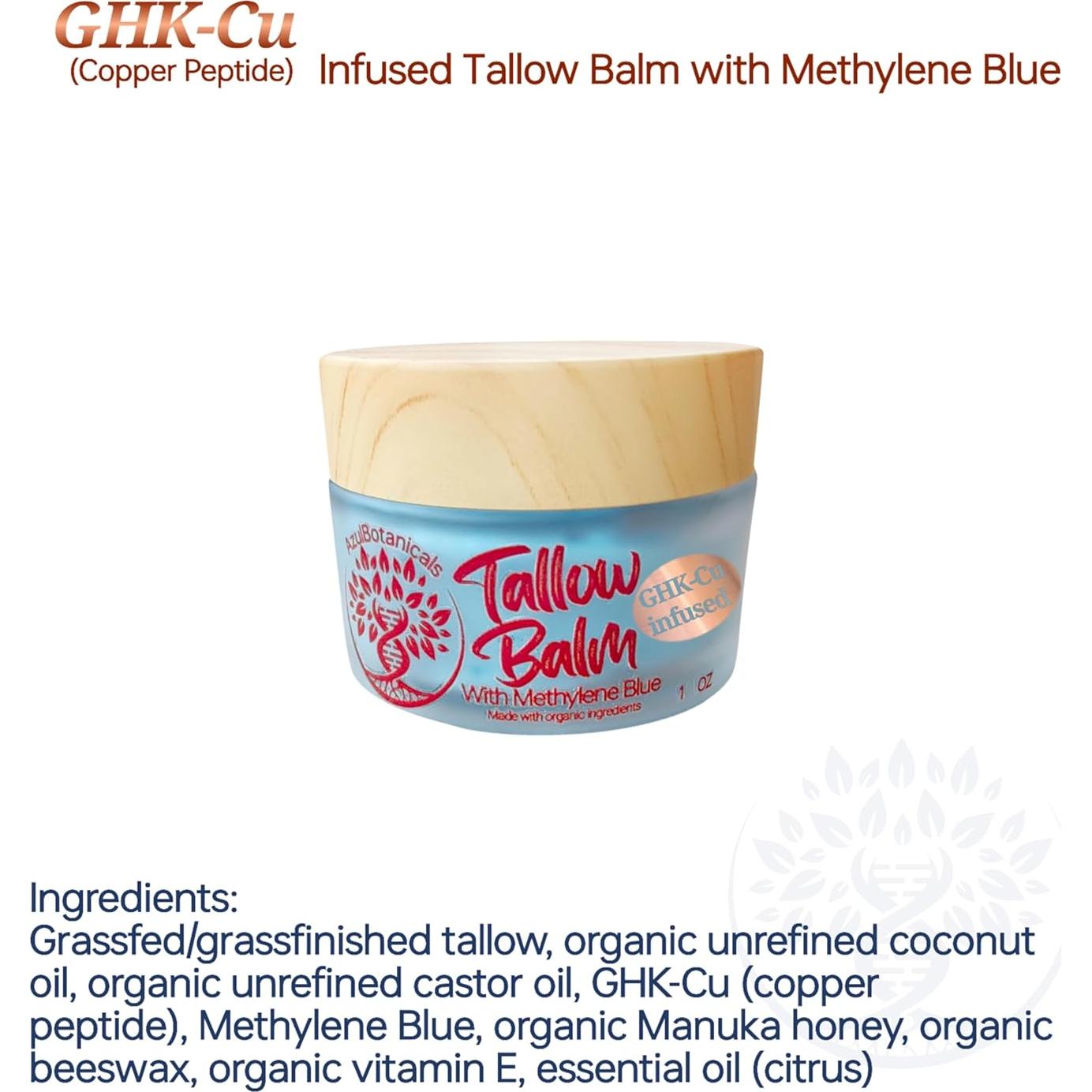 Bálsamo de Manteca de Res Azul de Metileno 1 oz x 4