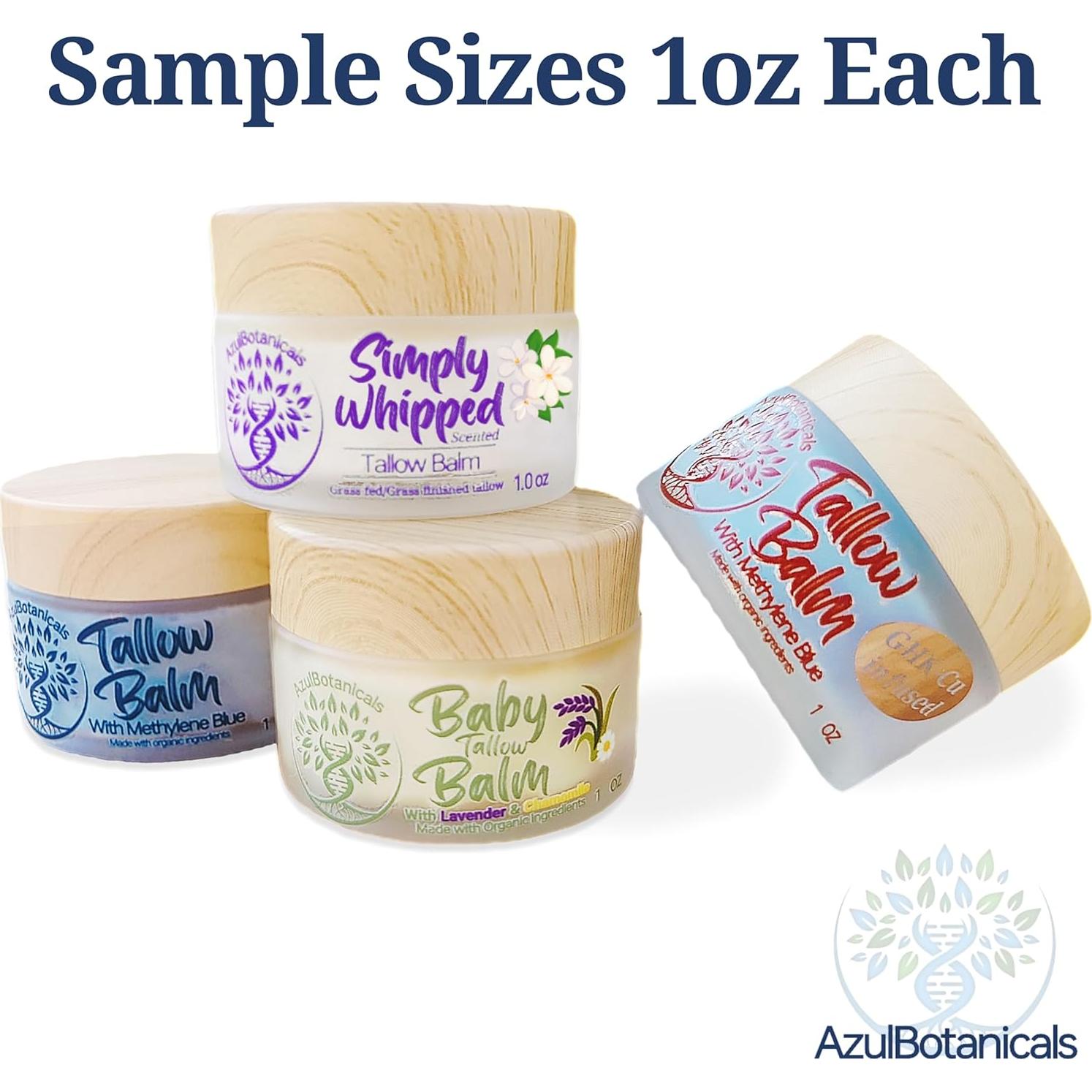 Bálsamo de Manteca de Res Azul de Metileno 1 oz x 4