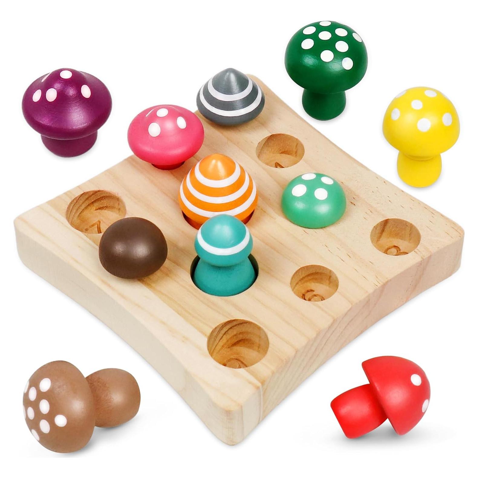 Juguete Sensorial de Madera Montessori NAODONGLI 1-3 Años