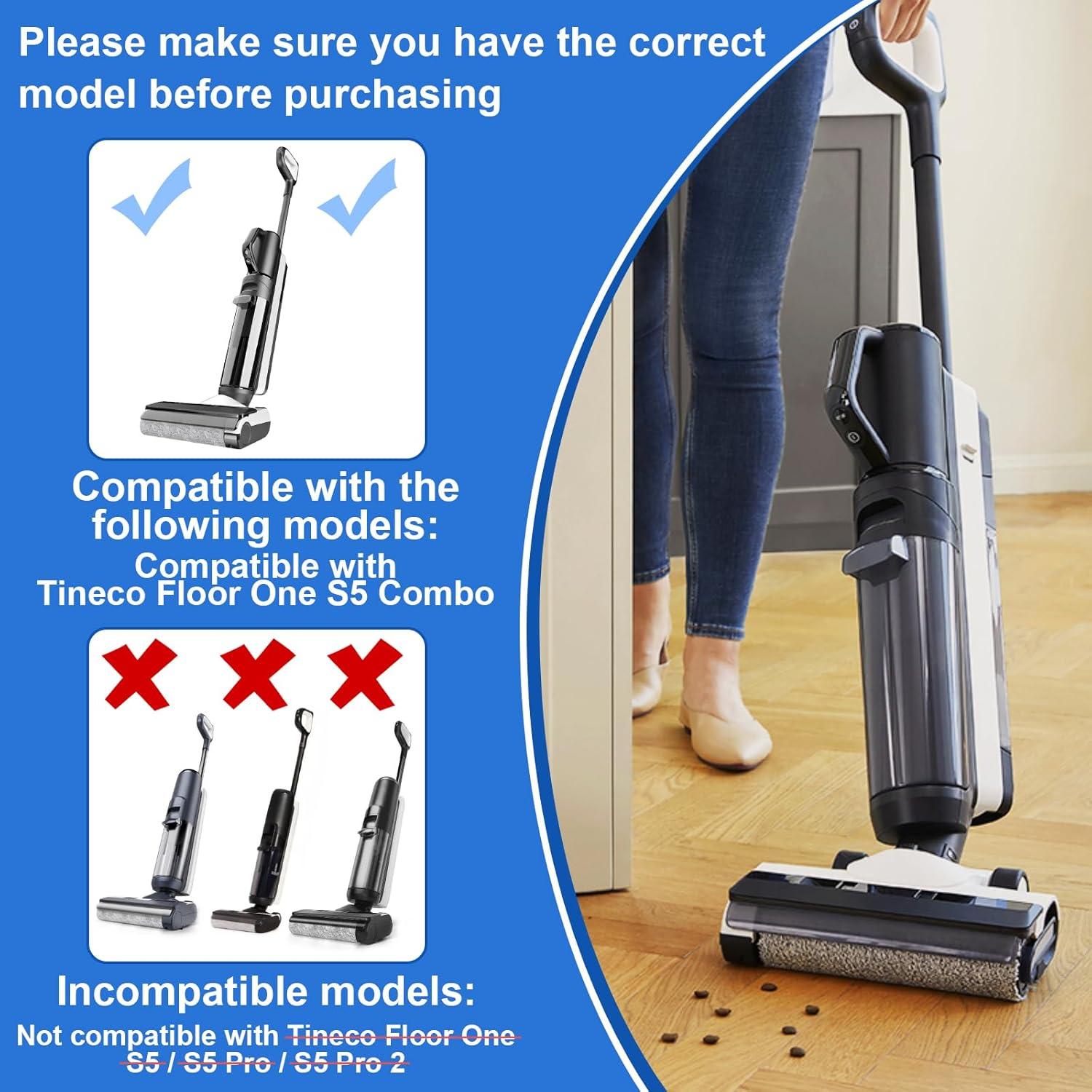 Rodillo y Filtro HEPA para Aspiradora Tineco Floor One S5 Combo