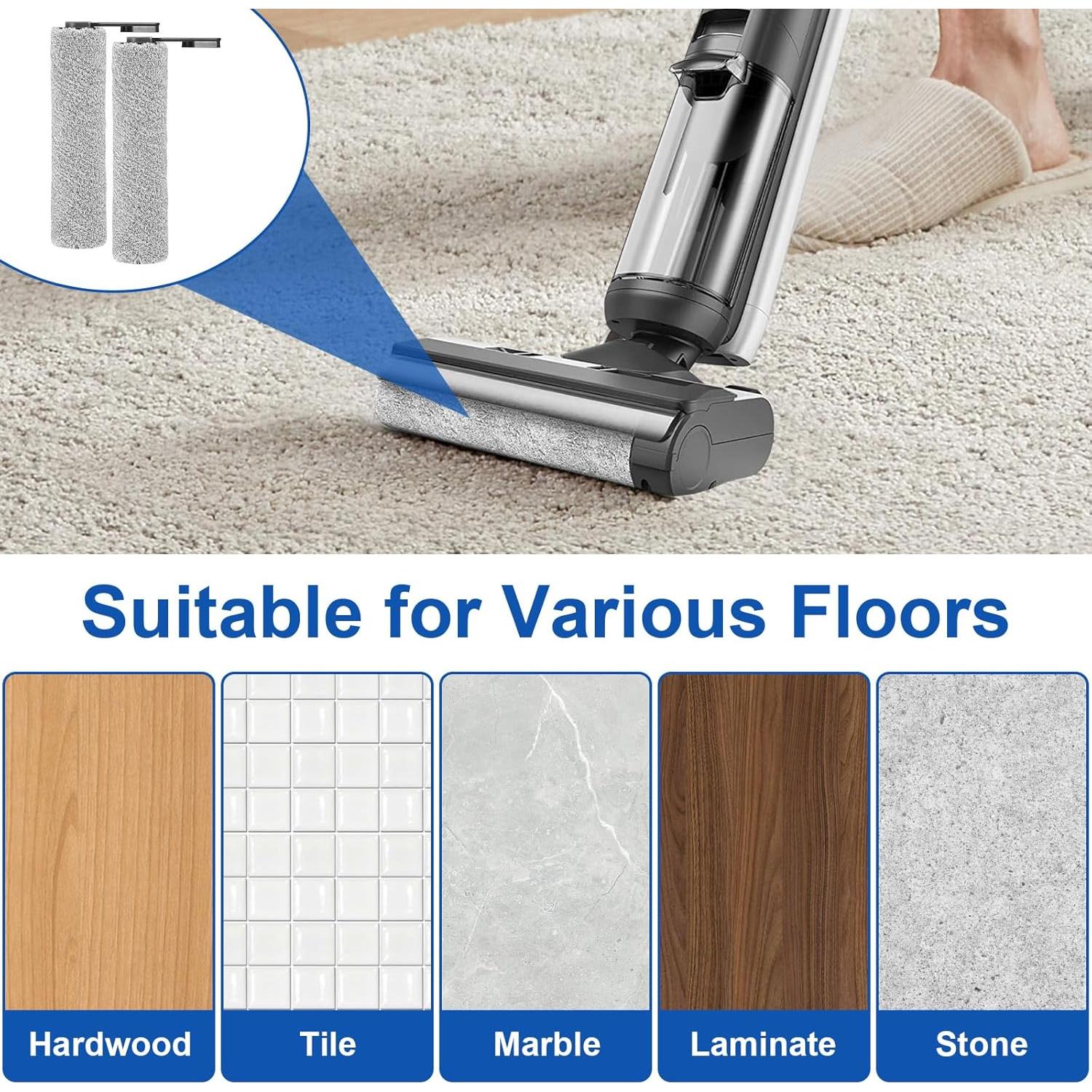 Rodillo y Filtro HEPA para Aspiradora Tineco Floor One S5 Combo