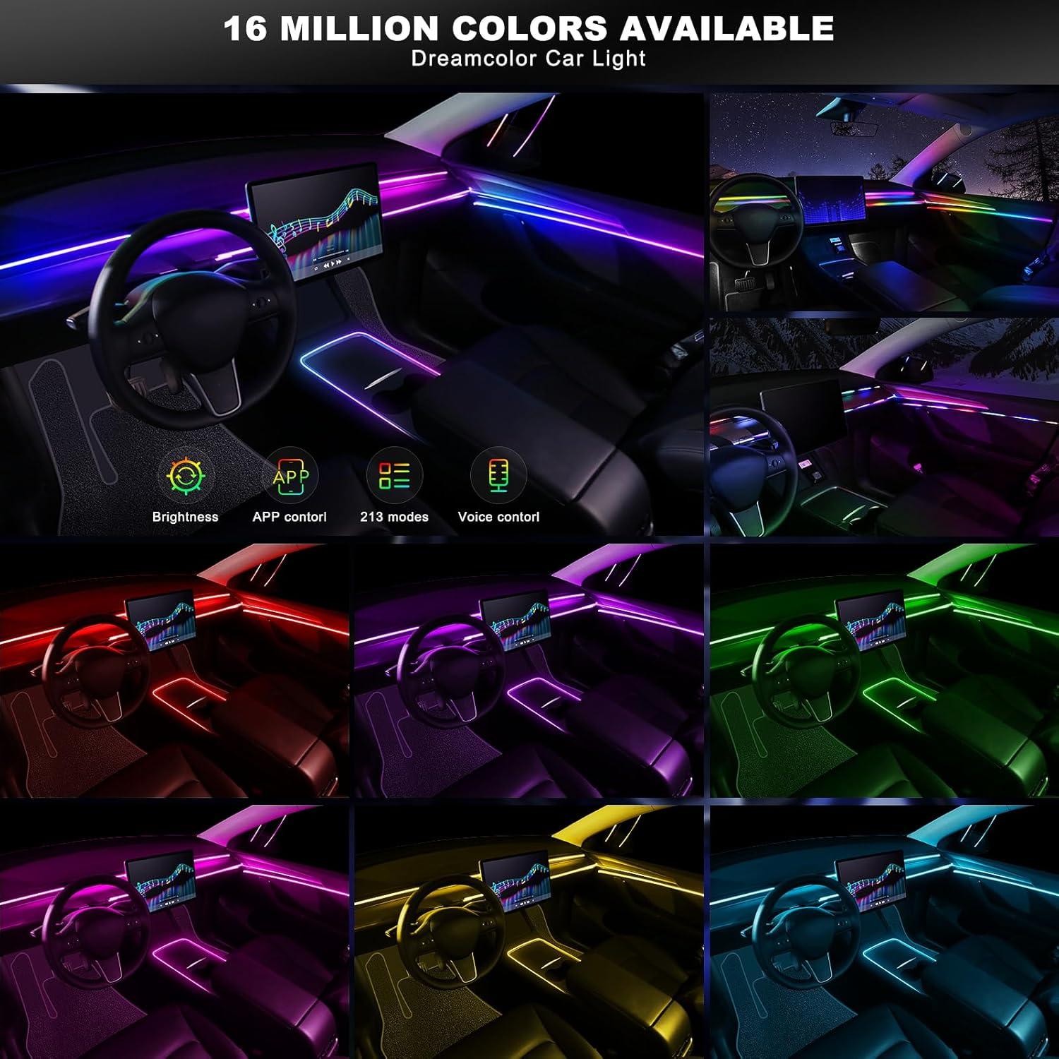 Iluminación LED de Tira Interior MAODANER Dreamcolor 6 en 1 RGB