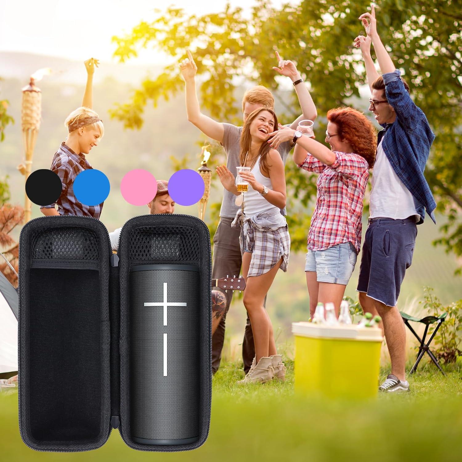 Funda de Almacenamiento Lebakort para Altavoz UE Boom 4 Negra