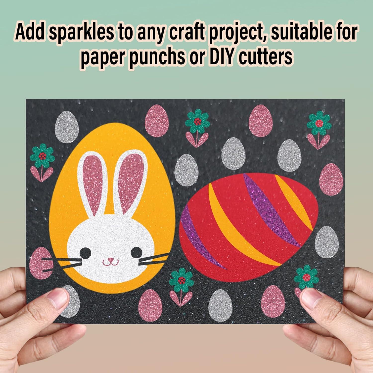 Hojas de Espuma Brillante Negra SALEMAR - 10 Paquetes A4