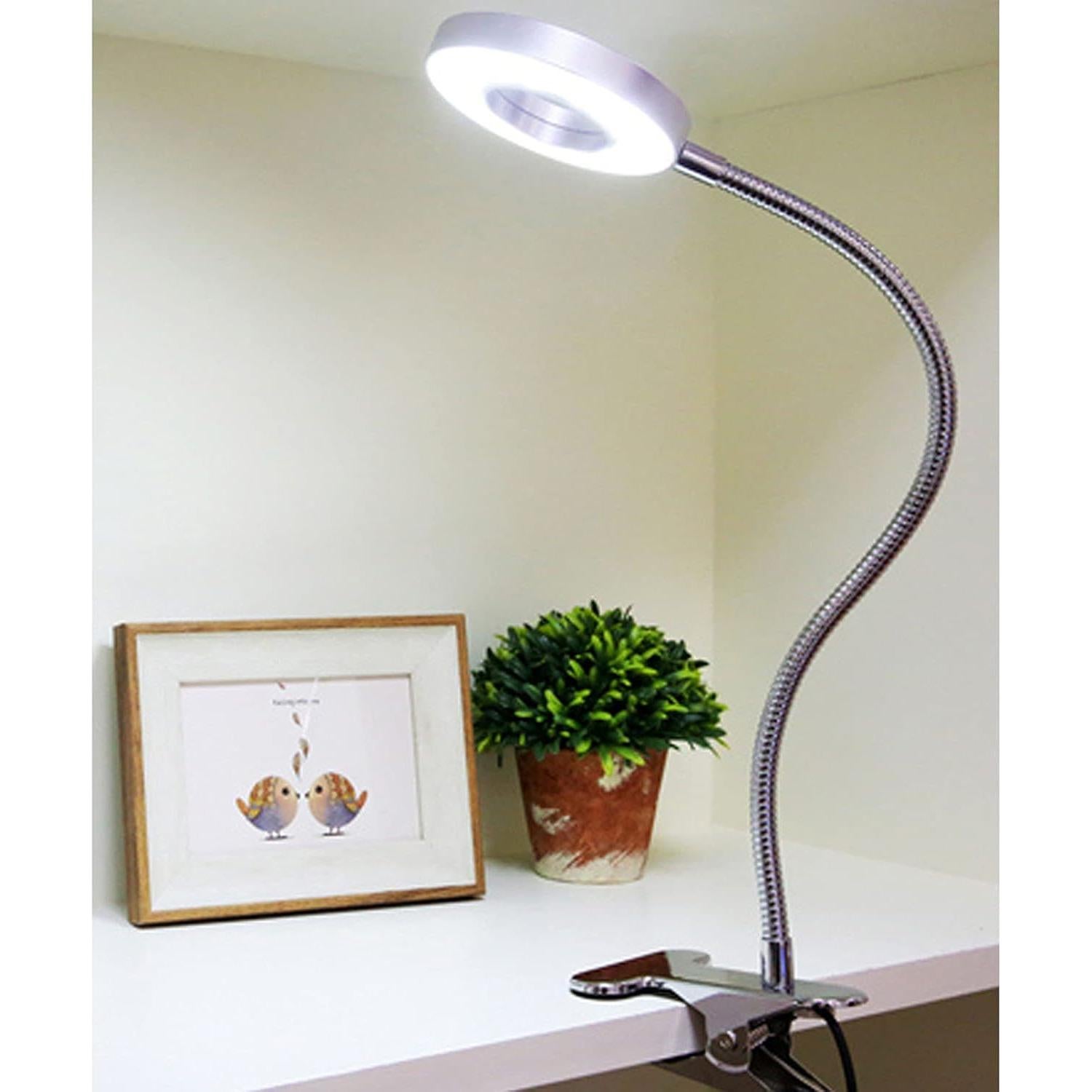 Lámpara de lectura LED con clip Liyouduo, 50cm, 3 colores