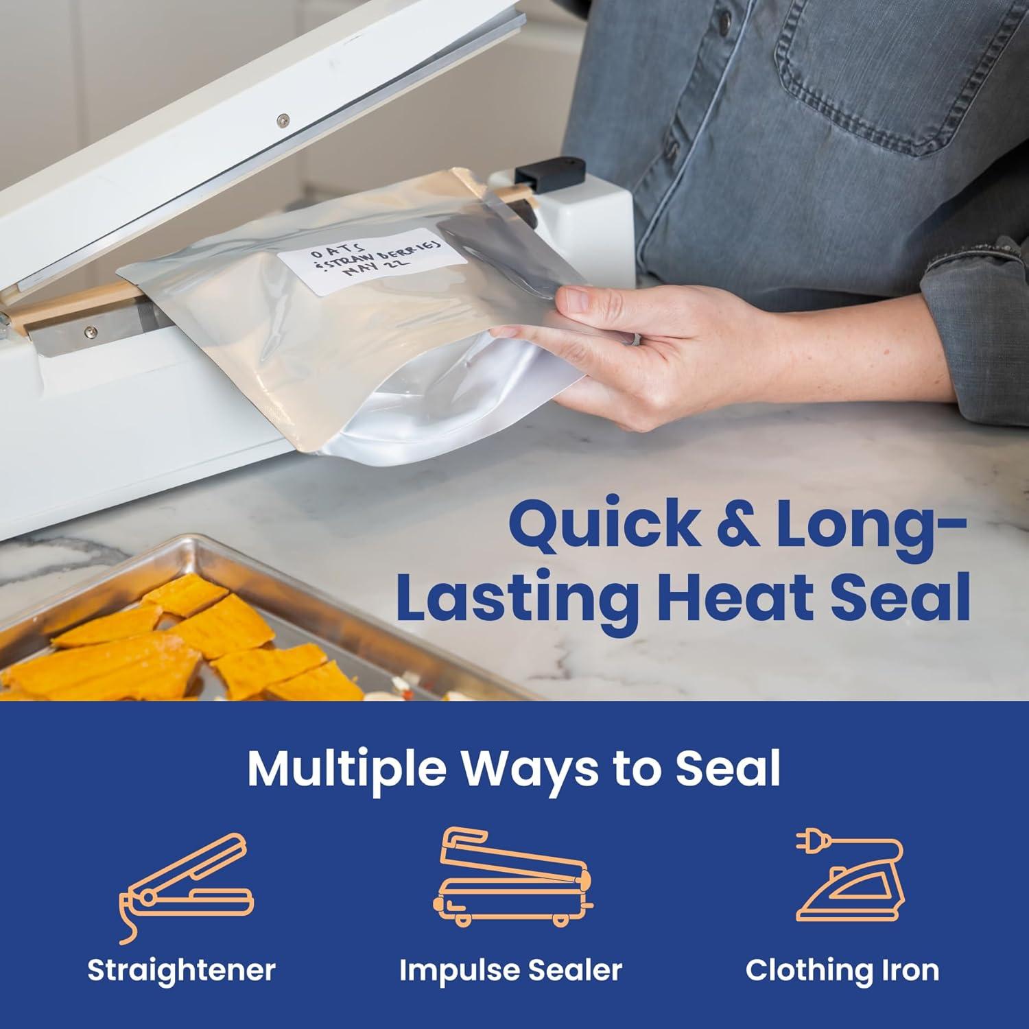 Bolsas Mylar MRE Wallaby 10 Unidades 400ml Cierre Cremallera