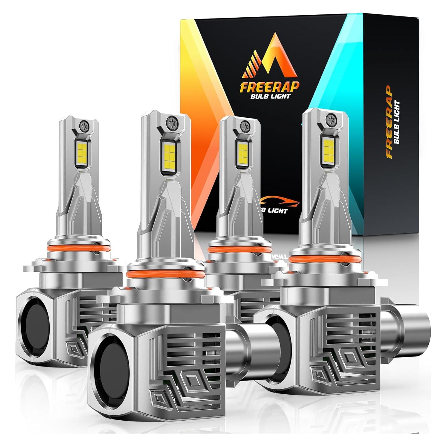 Bombillas de luz antiniebla FREERAP S2 64000LM 6500K Pack 4