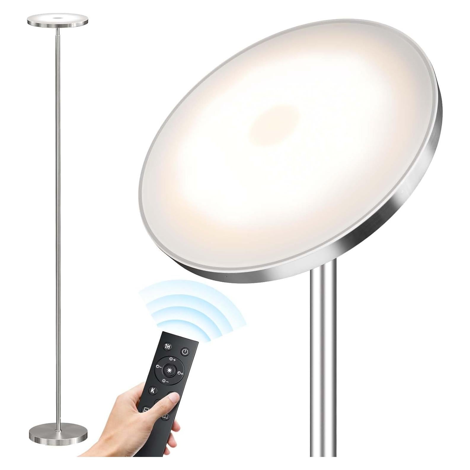 Lámpara de Pie LED SUNMORY 32W 3000LM con Control Remoto