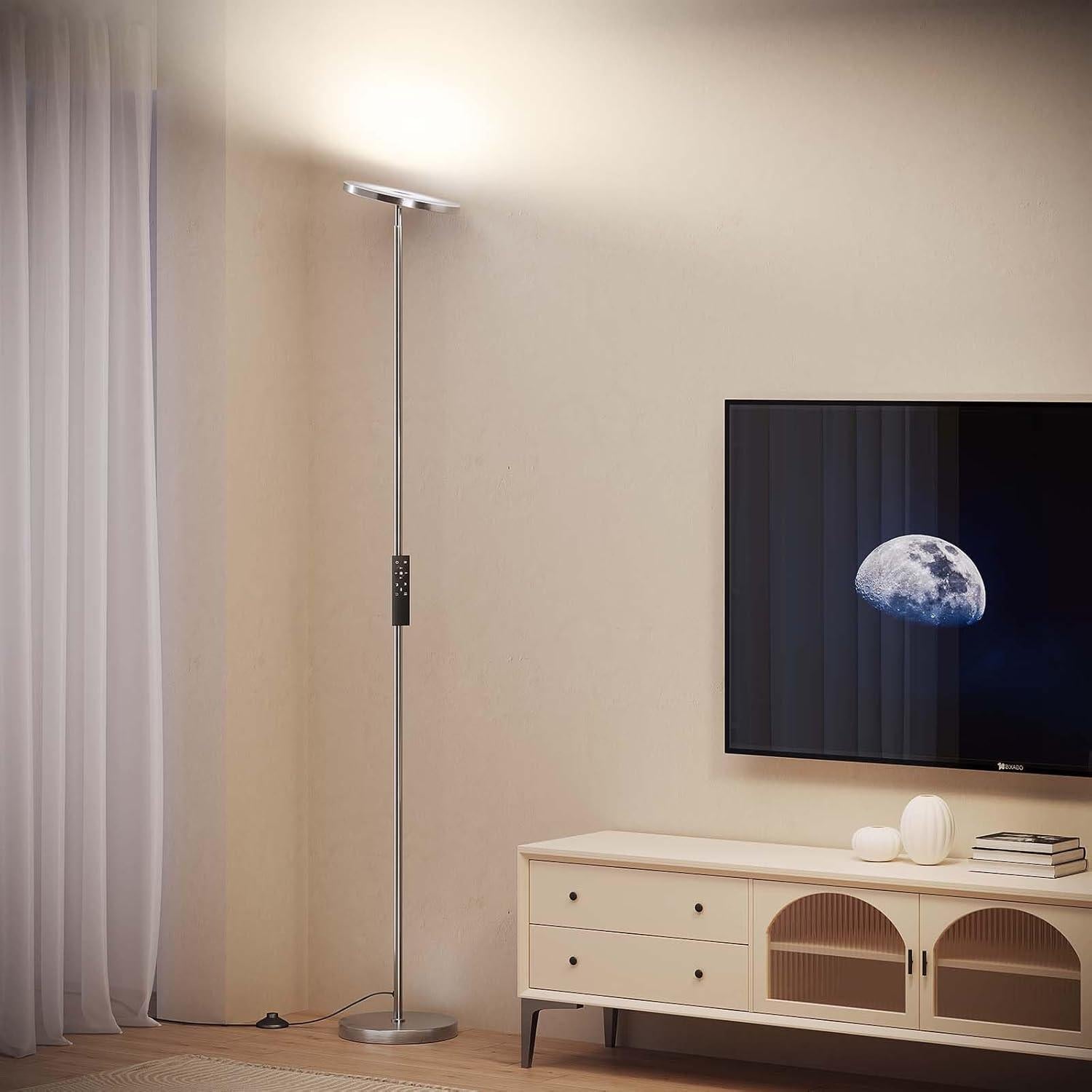 Lámpara de Pie LED SUNMORY 32W 3000LM con Control Remoto