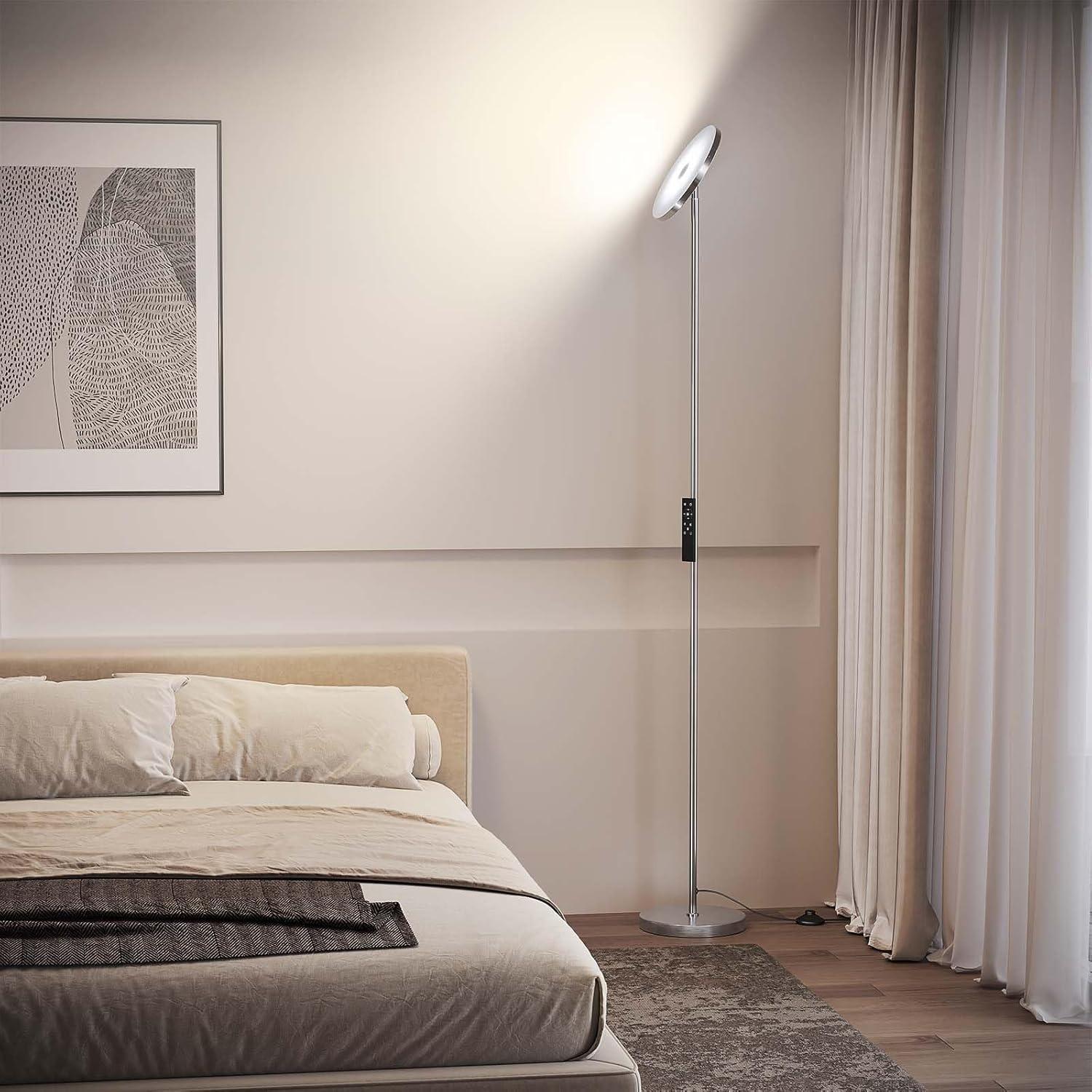 Lámpara de Pie LED SUNMORY 32W 3000LM con Control Remoto