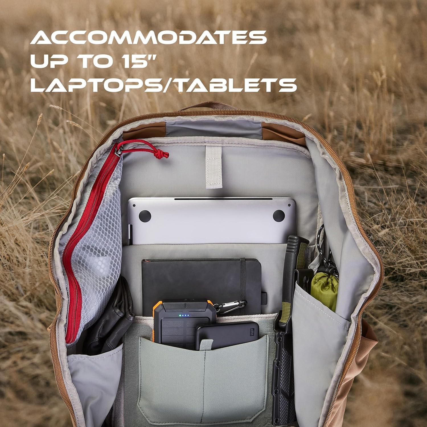 Mochila Táctica Vertx Siege 25L Nylon Coyote con MOLLE