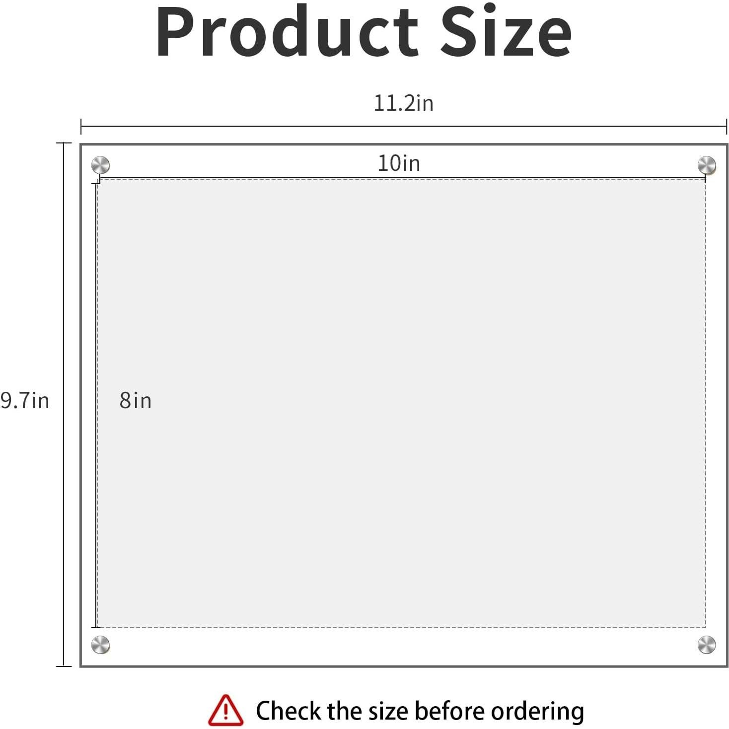 Marco de Foto Kalami 20x25 cm Acrílico Transparente Montaje Pared