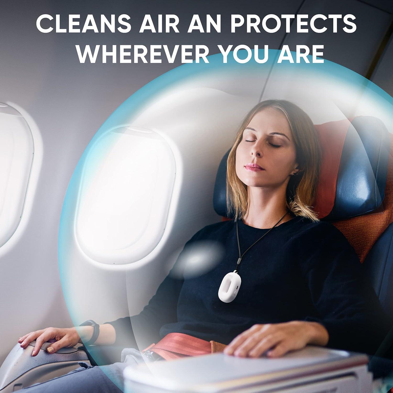 Collar Purificador de Aire Portátil Twinkle Birds JO-2001 - Ionizador Recargable