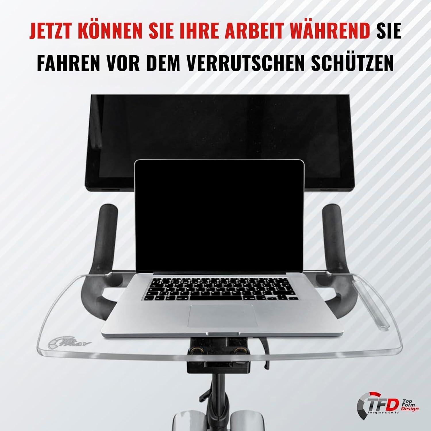 Bandeja V2 para Bicicleta Peloton TFD - Acrílico Negro