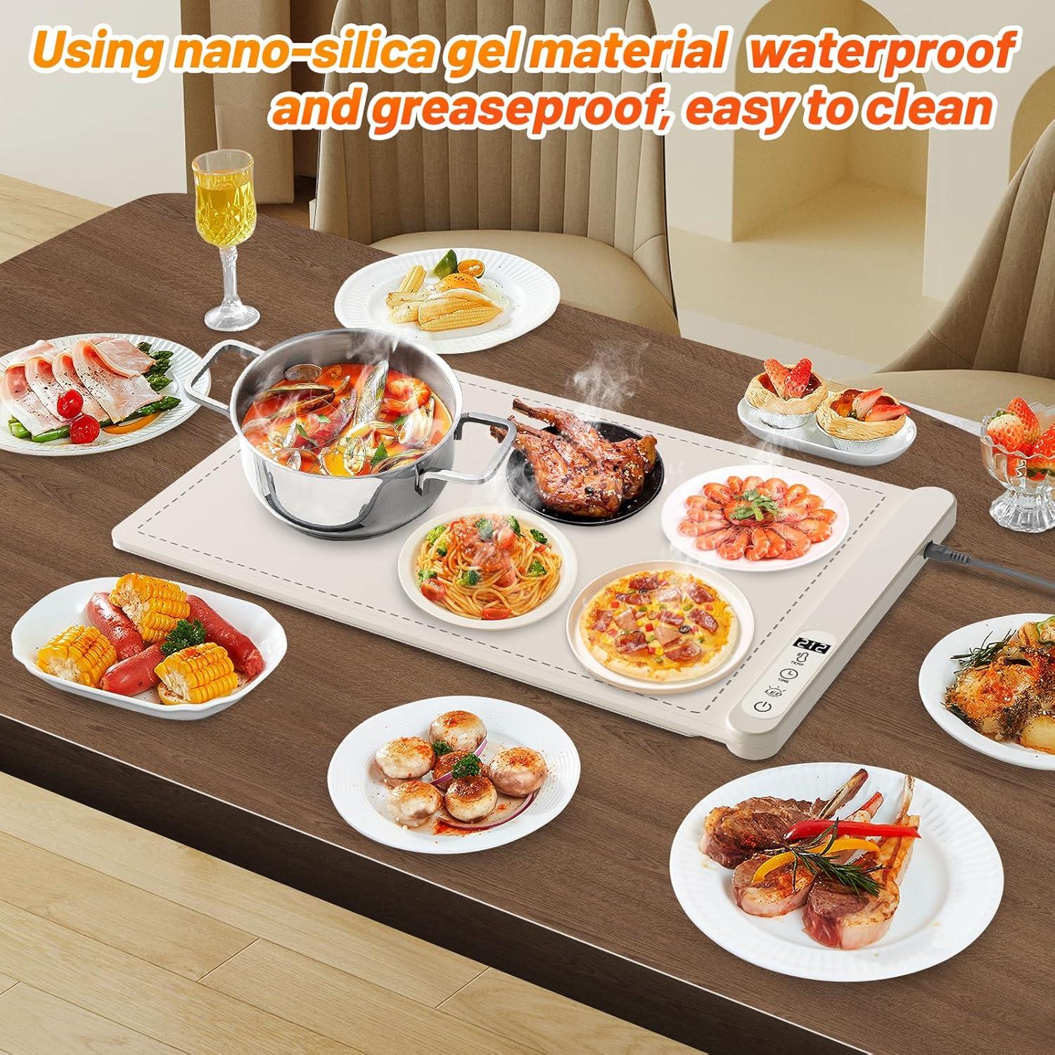 Alfombrilla de Calentamiento de Comida Vertdens 60x37cm 500W