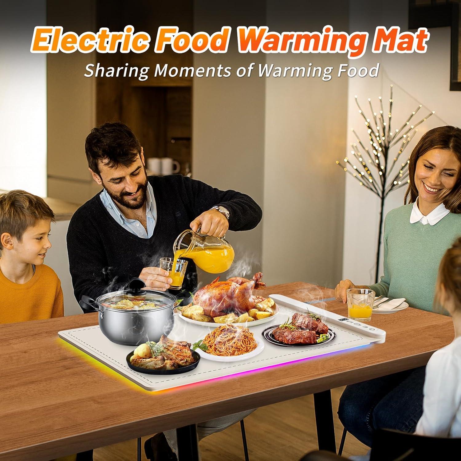 Alfombrilla de Calentamiento de Comida Vertdens 60x37cm 500W