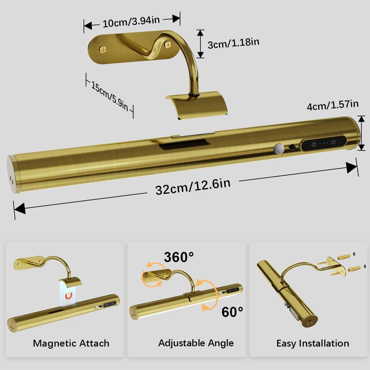Luz de Imagen Inalámbrica Recargable Foshan 4000mAh Sensor Movimiento