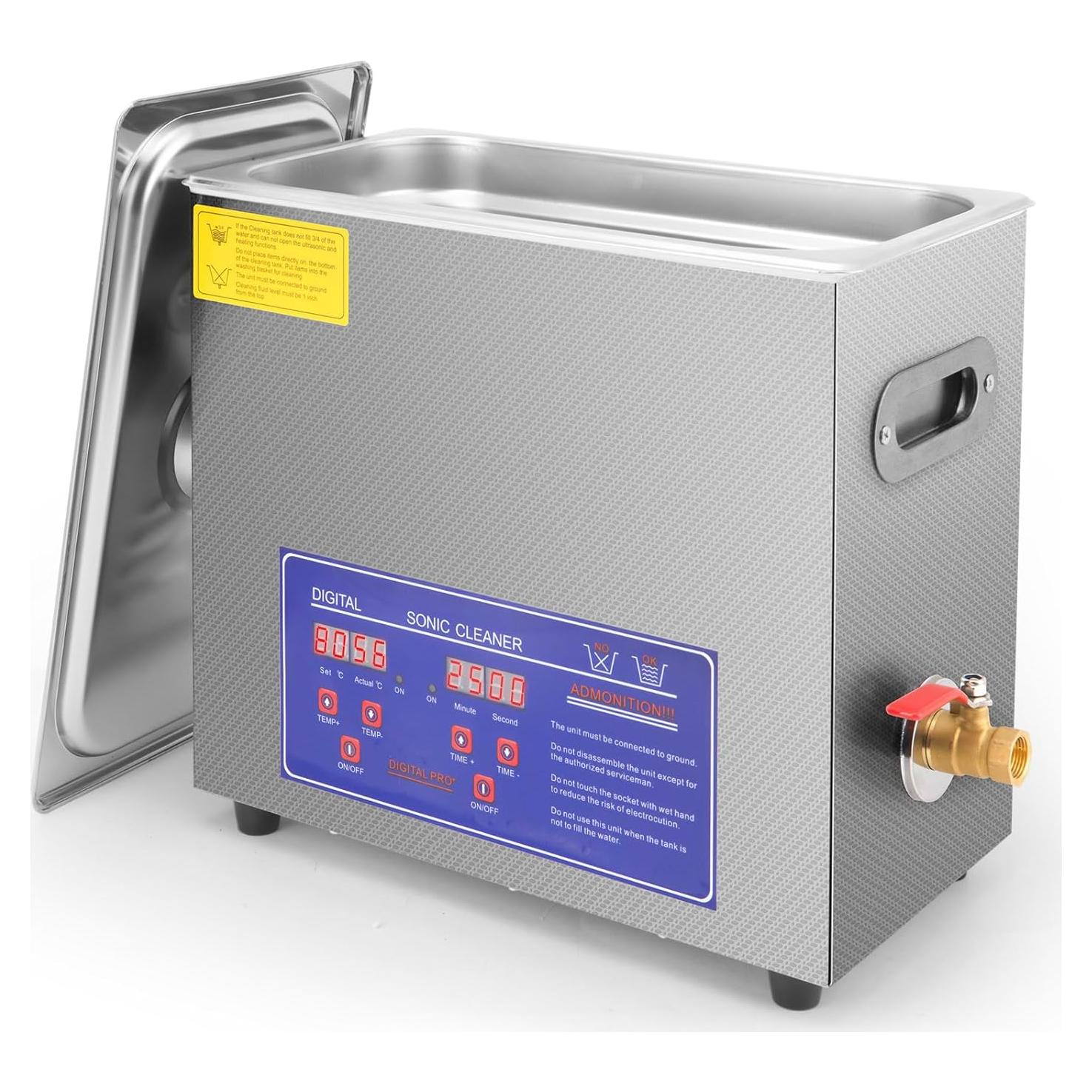 Limpiador Ultrasónico Profesional 6L LEIMO KPARTS Digital