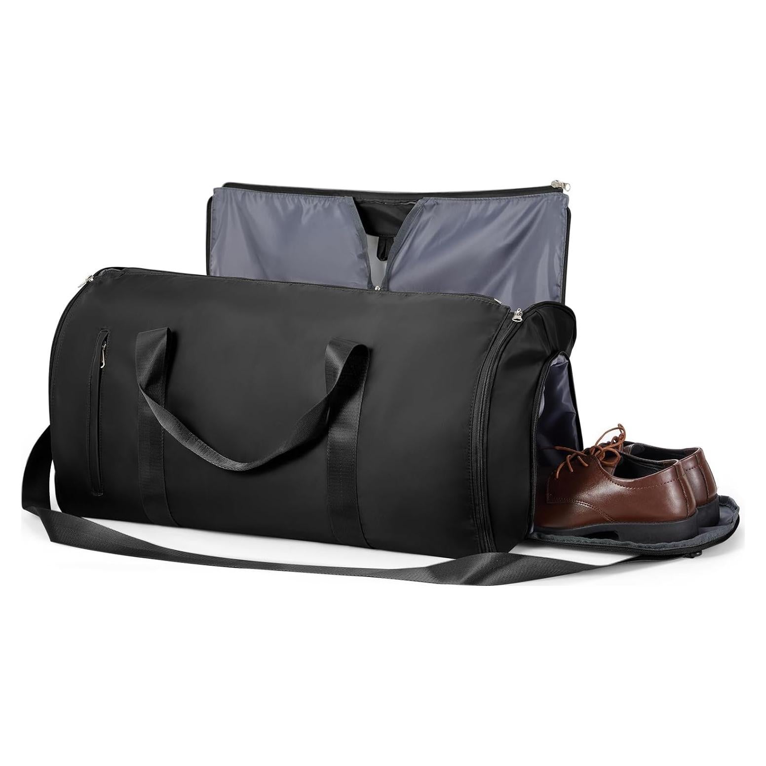 Bolsa de Ropa Plegable Coowoz 57x33x30cm Negro 2 en 1