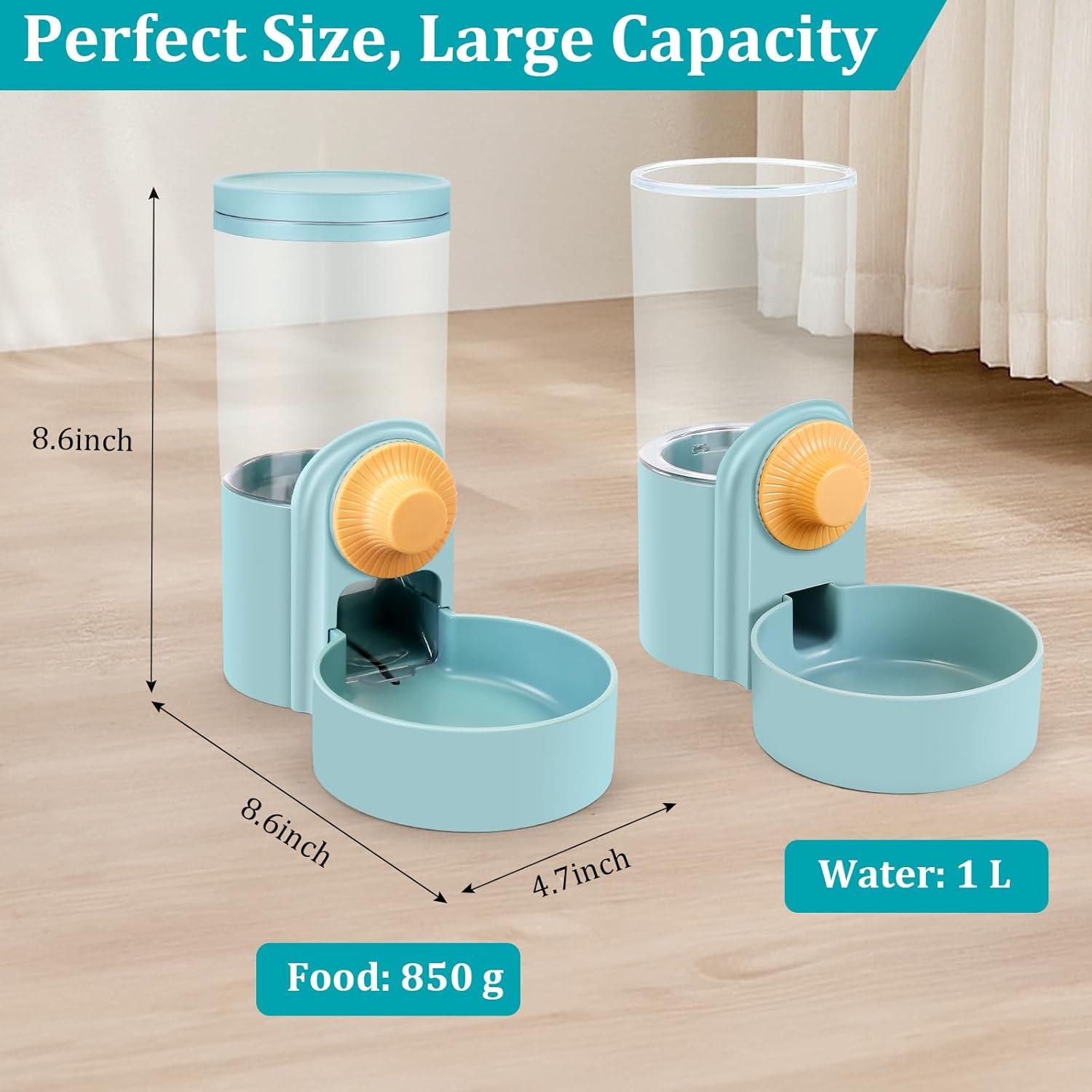 Dispensador Automático de Agua y Comida DricRoda 1L Azul