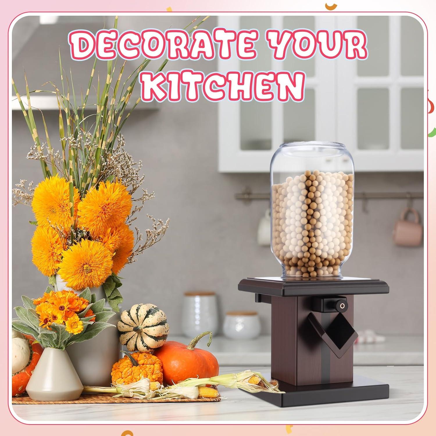 Dispensador de Dulces de Madera Maxdot 13x13x28 cm Vintage