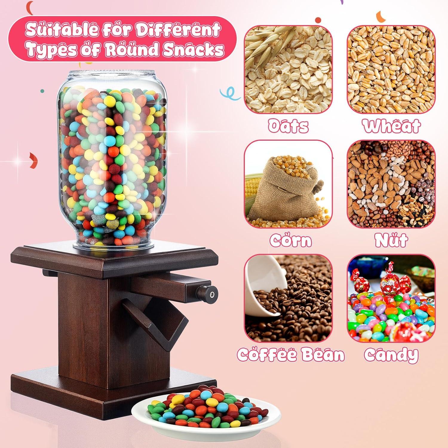 Dispensador de Dulces de Madera Maxdot 13x13x28 cm Vintage