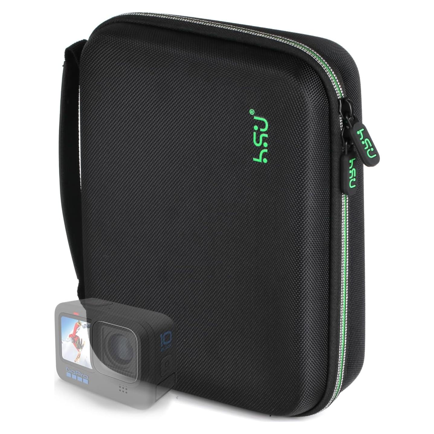 Funda Protectora HSU Verde para Cámara de Acción GoPro
