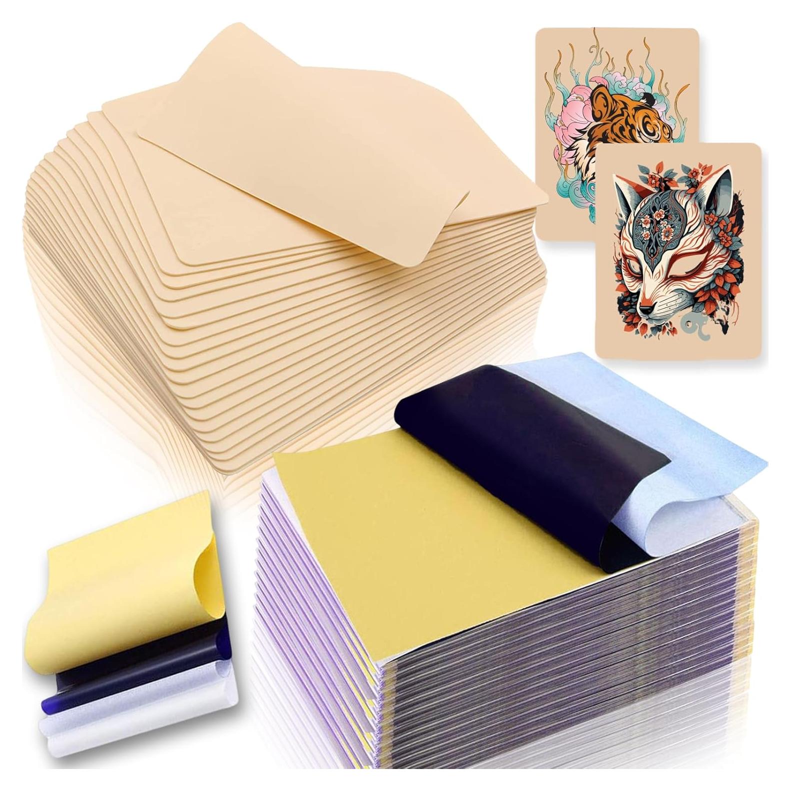 Kit de Práctica de Tatuaje CINRA 20 Piezas Piel y Papel