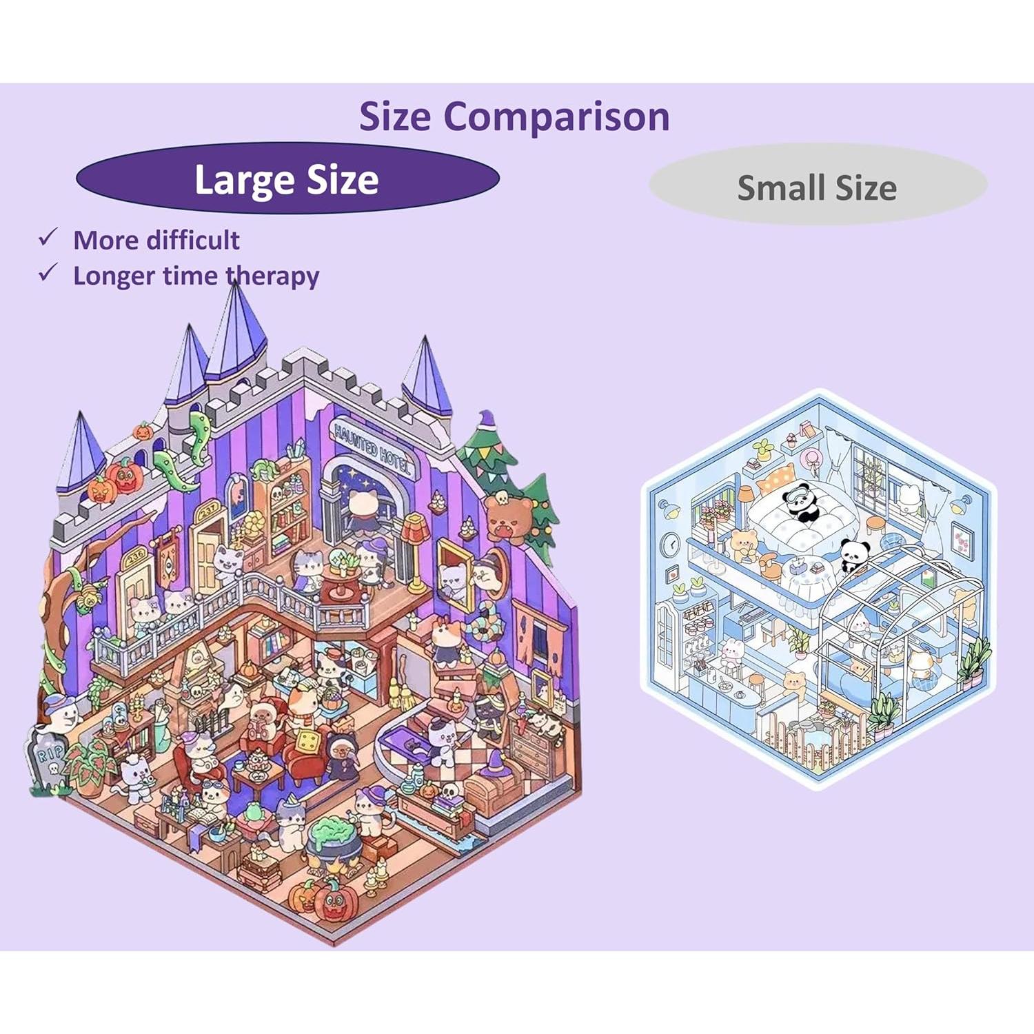 Stickers 3D Halloween Genérico - 4 Conjuntos DIY Grande