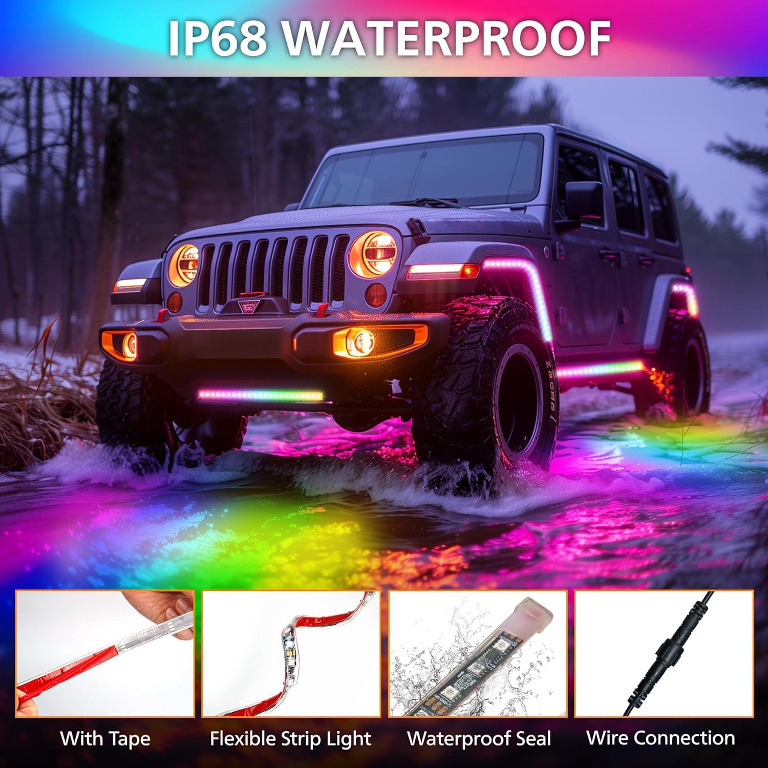 Luces LED Underglow EK ENNOKING WG-D 180 LEDs RGB 12V