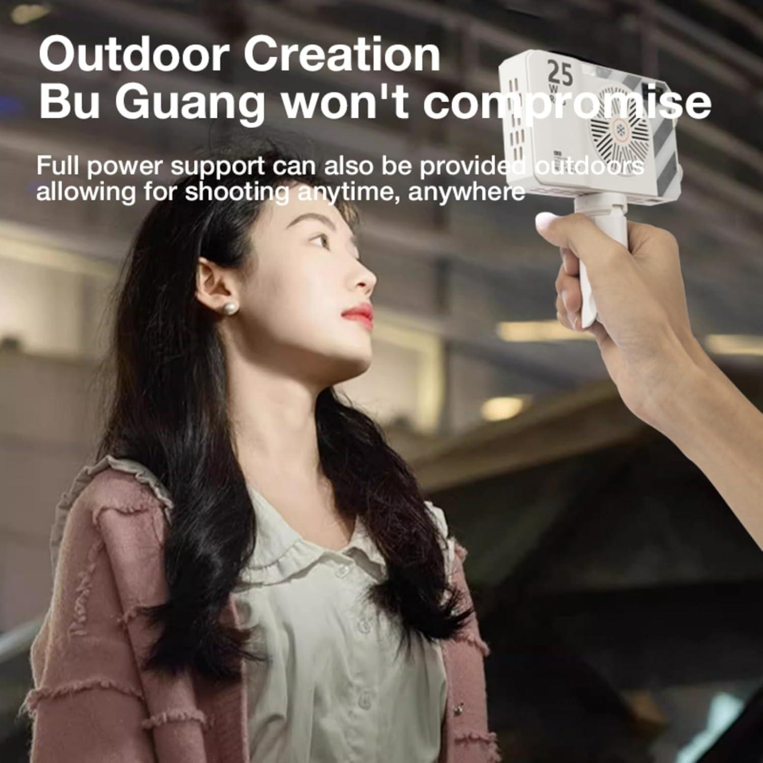 Luz de Video LED Portátil JatureClets 25W RGB 8000 Lúmenes