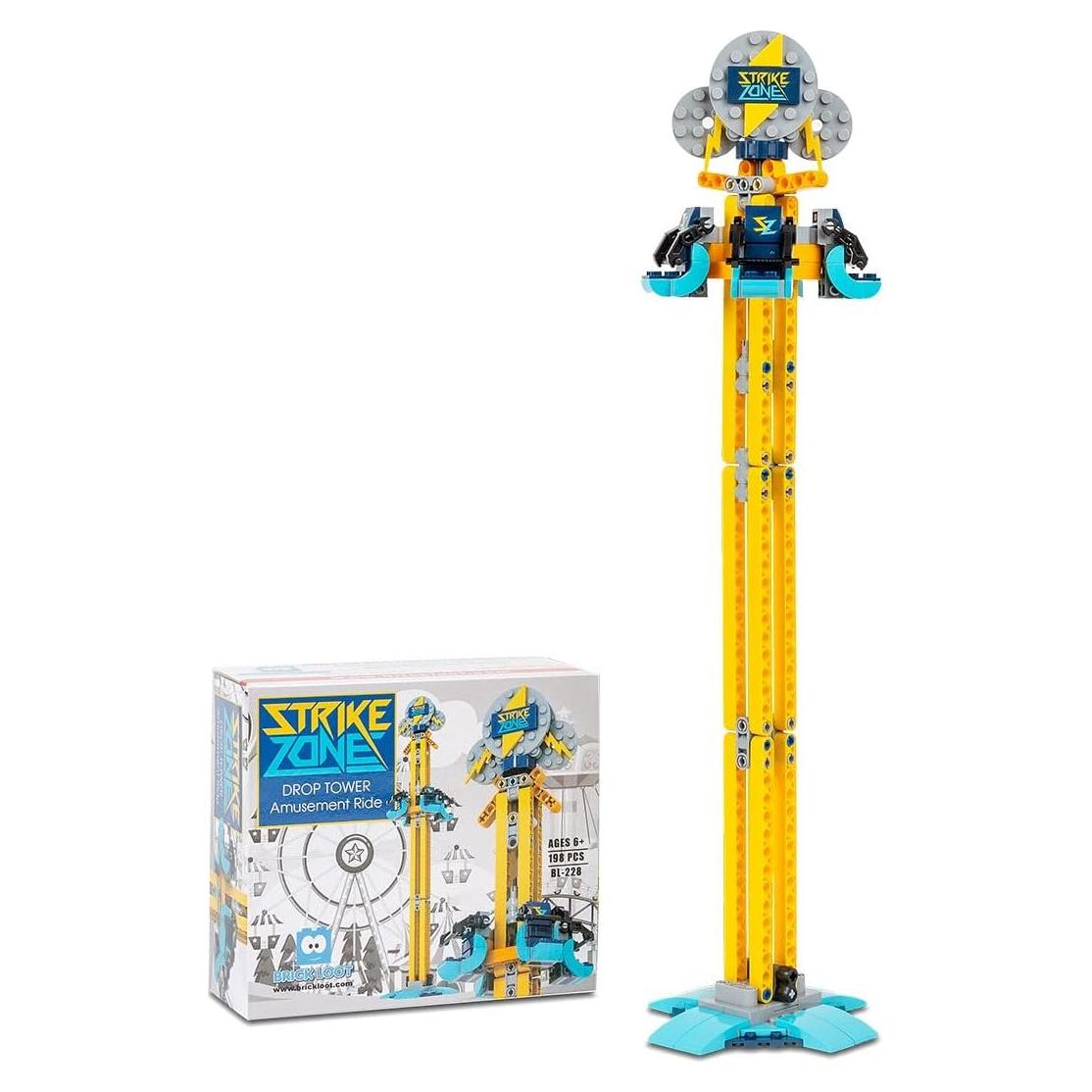 Conjunto de Bloques Brick Loot Strike Zone Drop Tower 198 Piezas
