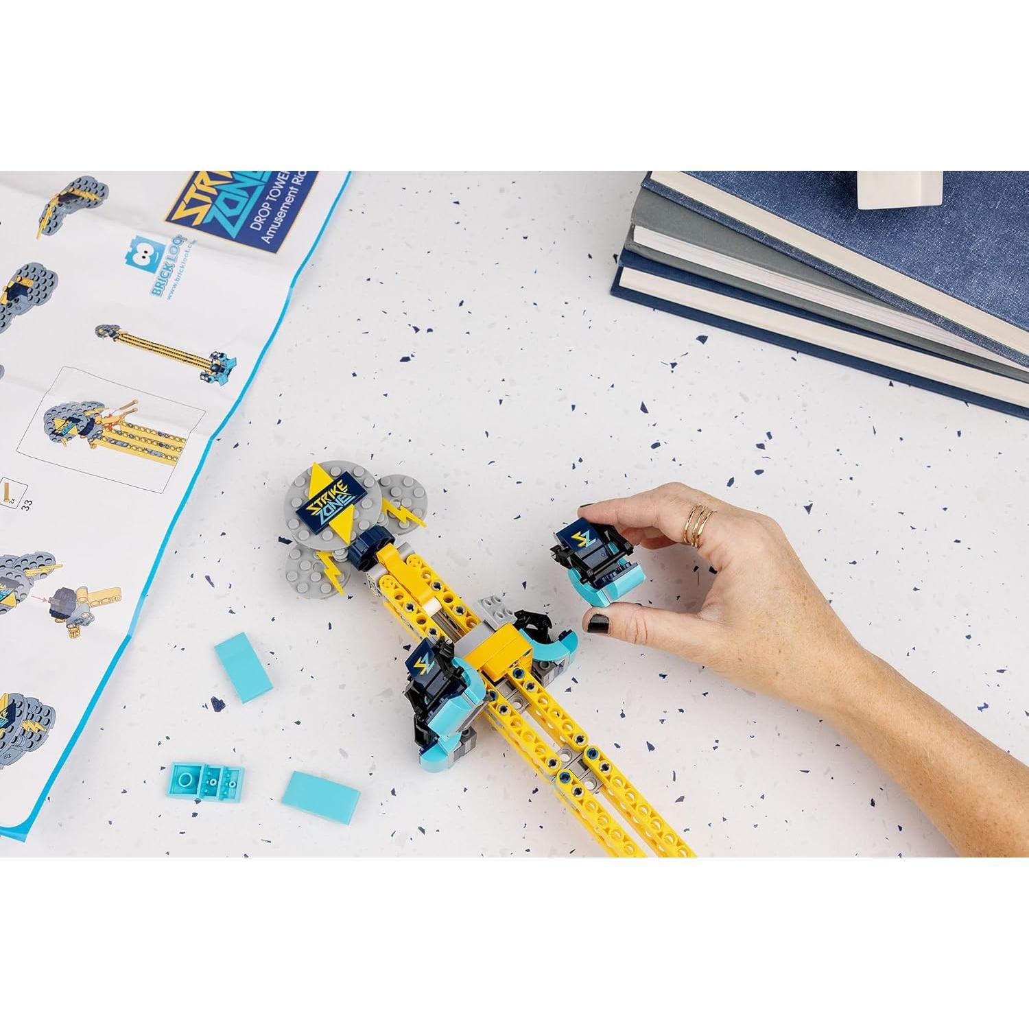 Conjunto de Bloques Brick Loot Strike Zone Drop Tower 198 Piezas