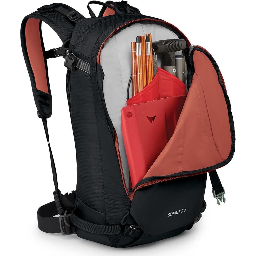 Mochila de Esquí Osprey Sopris 20L para Mujeres - Negra