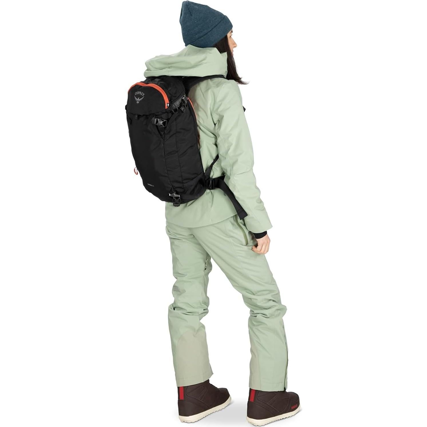 Mochila de Esquí Osprey Sopris 20L para Mujeres - Negra