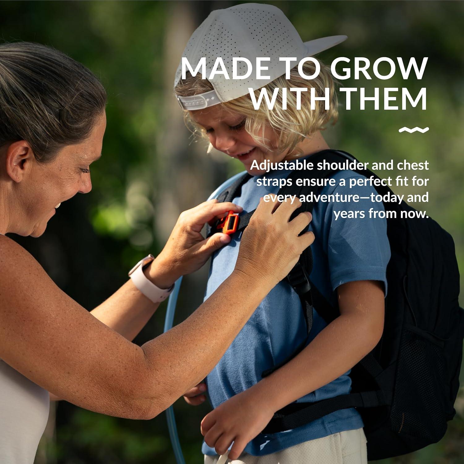 Mochila de Hidratación para Niños Water Buffalo 18L con Bolsa 1.5L